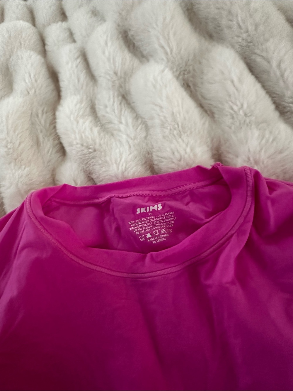 SKIMS Fits Everybody Pink Long Sleeve